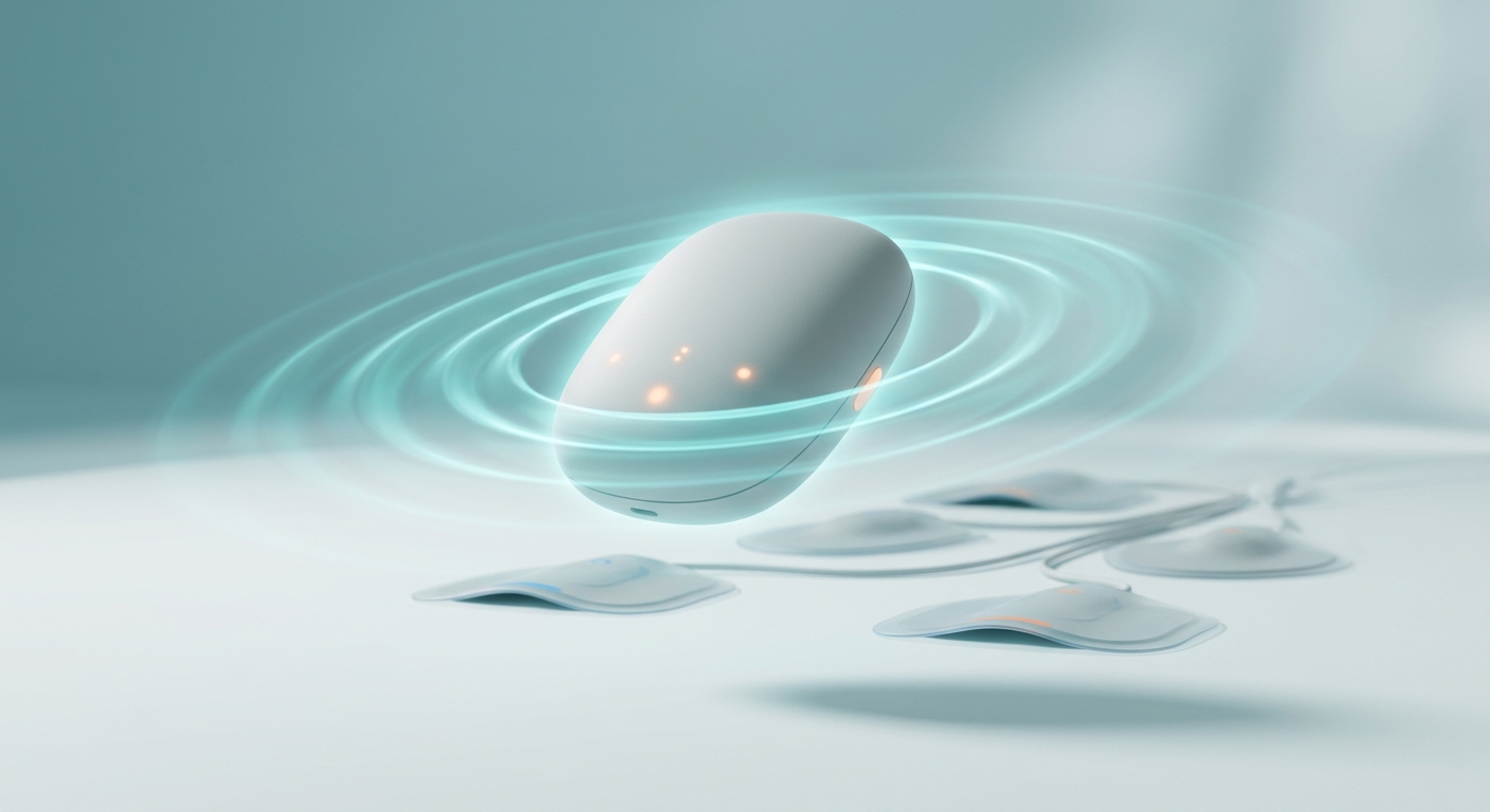Dynamic CalmWave wellness device visual