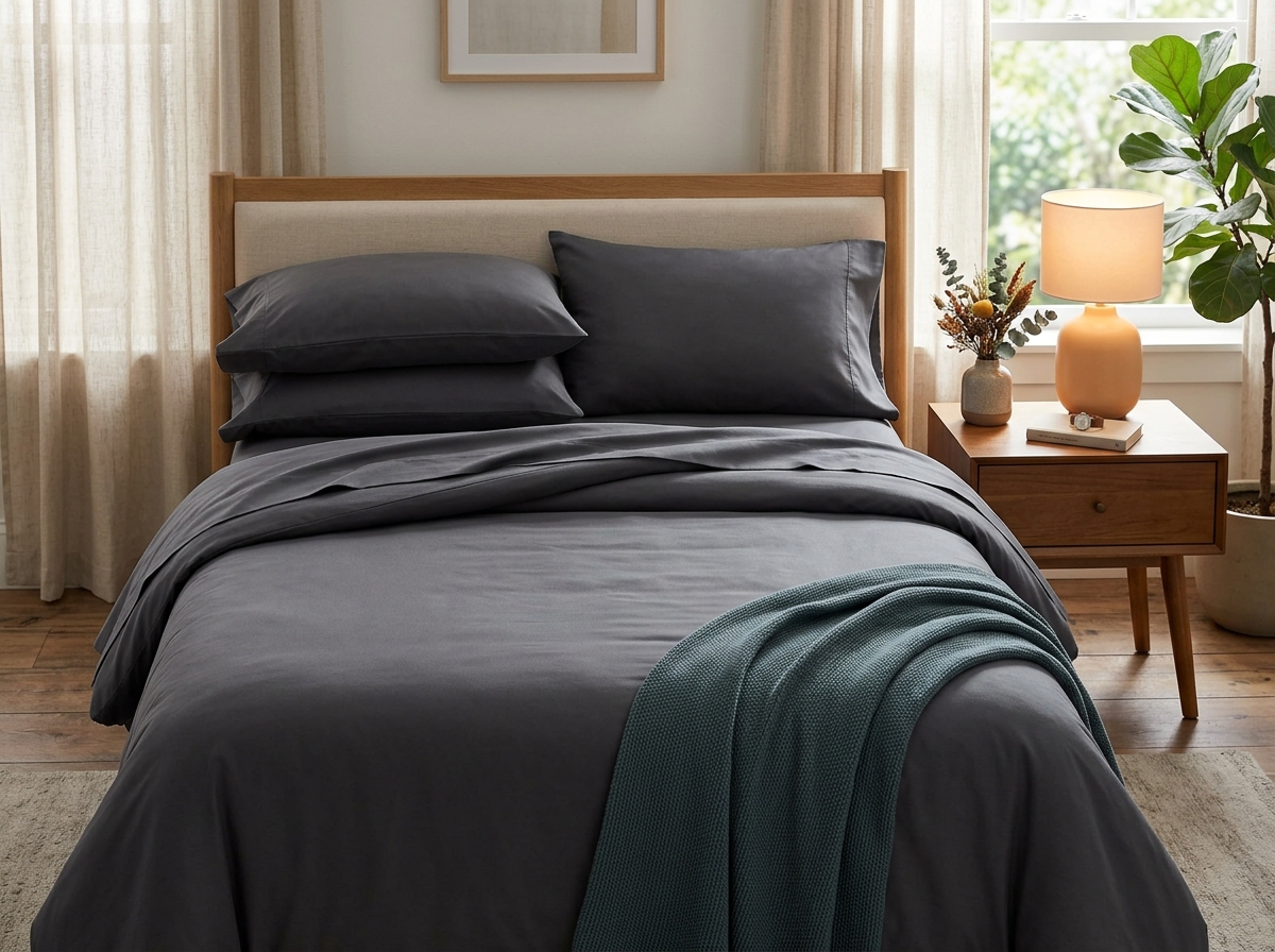 Amazon Basics Microfiber Sheet Set editorial review image